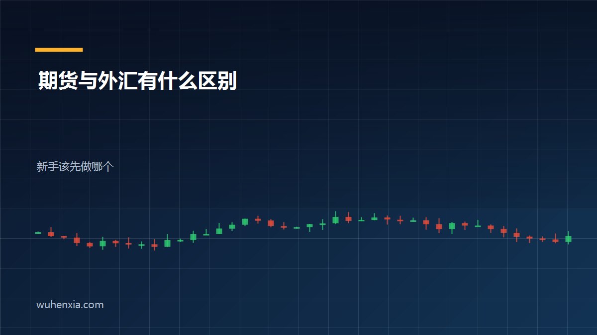 期货和外汇有什么区别？新手该先做哪个？